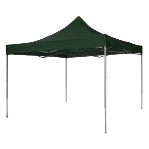 Toldo 3x3 metros Plegable Lona Verde