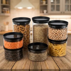 Kit de 7 Contenedores de Plastico