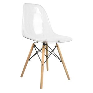 Silla Eames Acrilico Claro Transparente