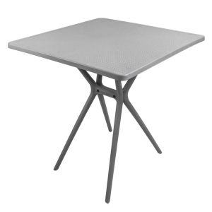 Mesa para Exterior Cuadrada 70x70 color gris