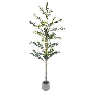 Olivo Planta Artificial 240CM con Maceta Base